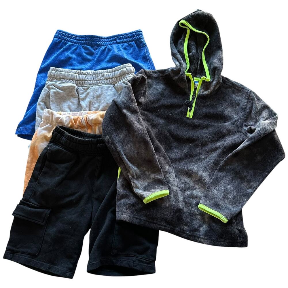 Boys Clothing Bundle Size 6-7 Athletic Kids Stretch Casual Pullover Shorts Comfy